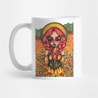 Poppy field Mug